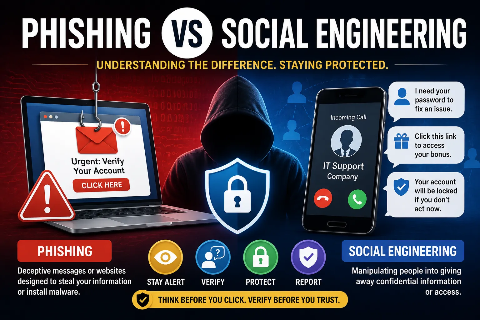 Phishing Versus Social Engineering Explained