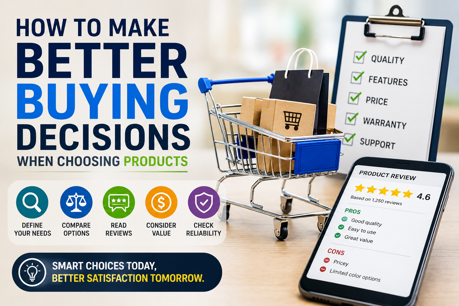 How to Make Better Buying Decisions When Choosing Products