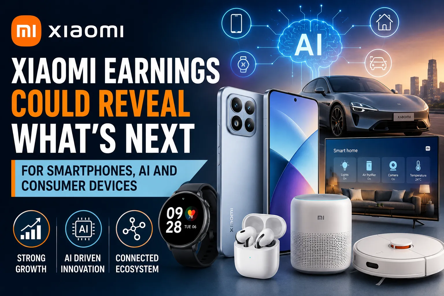 Xiaomi Earnings Could Reveal What's Next for Smartphones, AI and Consumer Devices