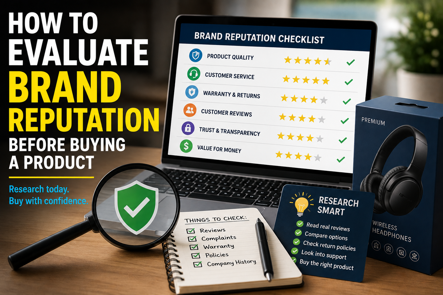 How to Evaluate Brand Reputation Before Buying a Product