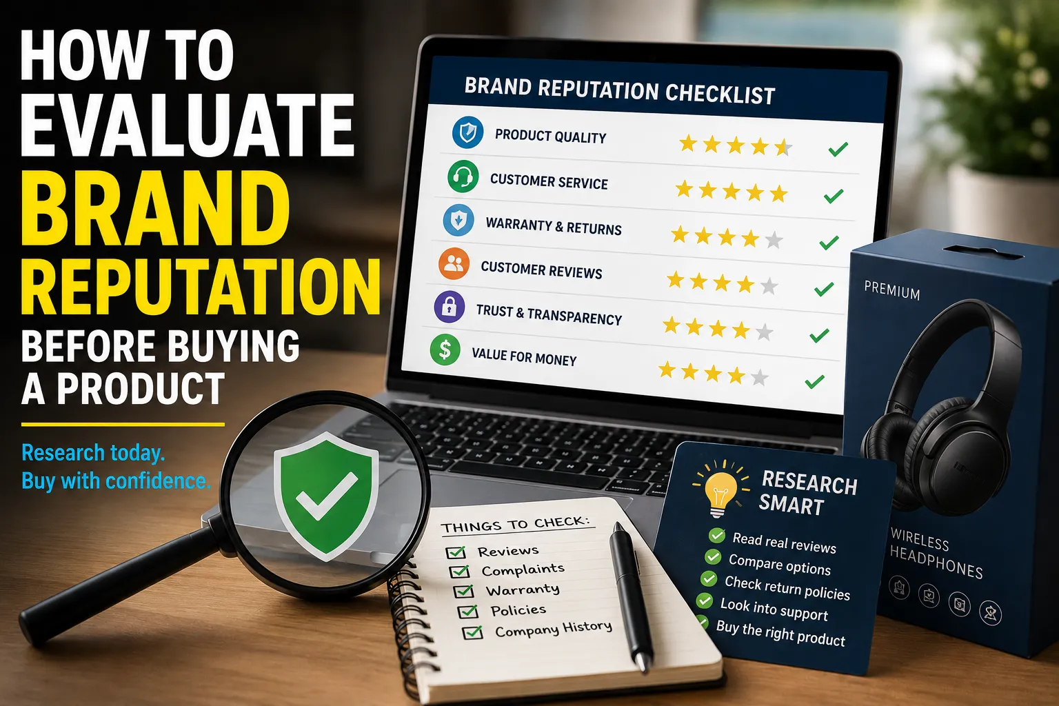 How to Evaluate Brand Reputation Before Buying a Product