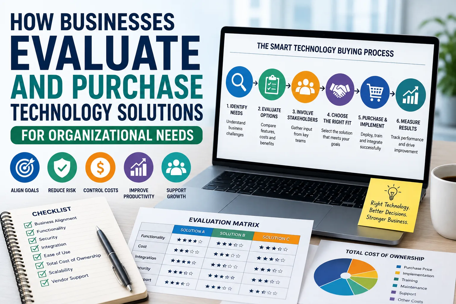 How Businesses Evaluate and Purchase Technology Solutions for Organizational Needs