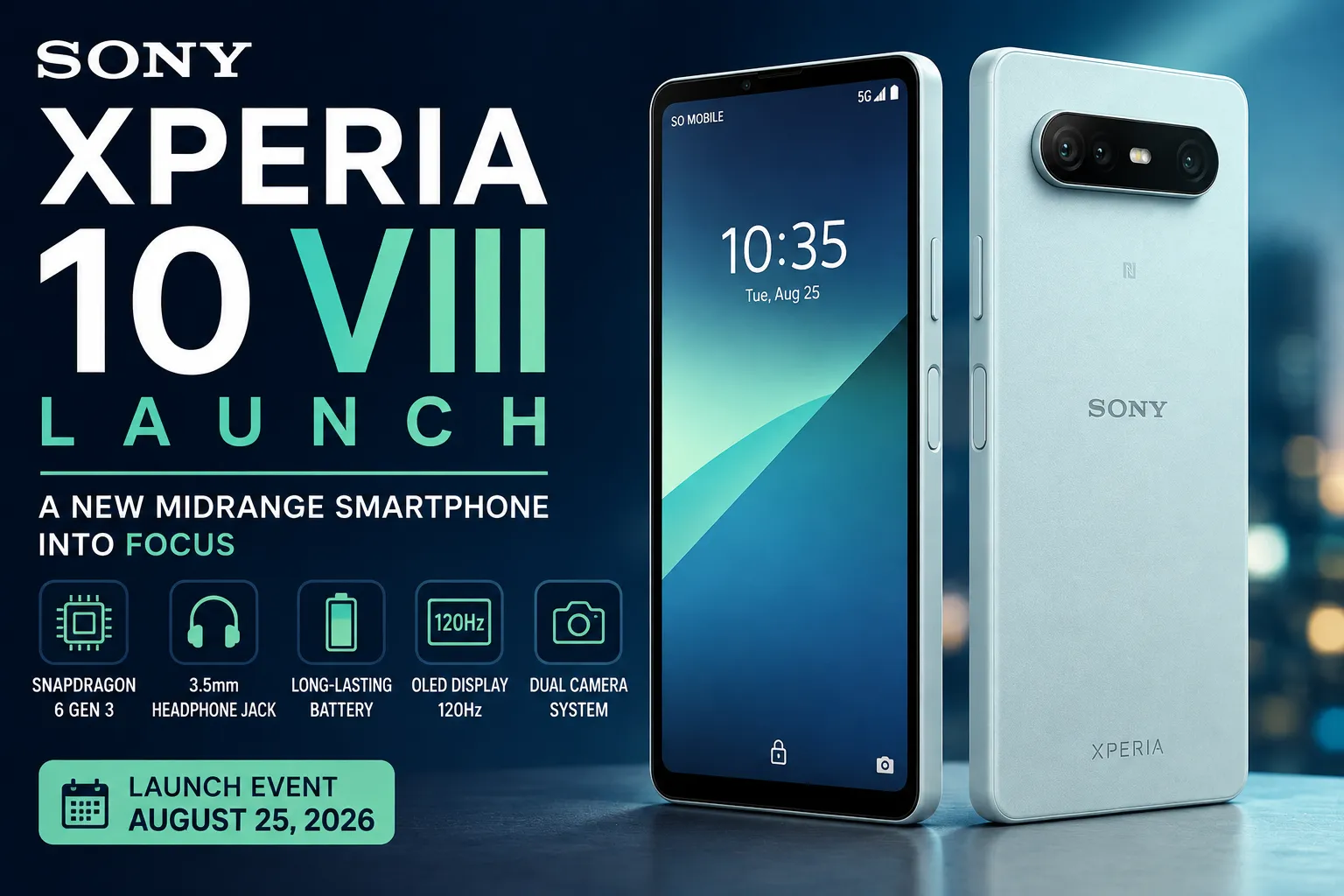 Sony Xperia 10 VIII Launch Brings a New Midrange Smartphone Into Focus