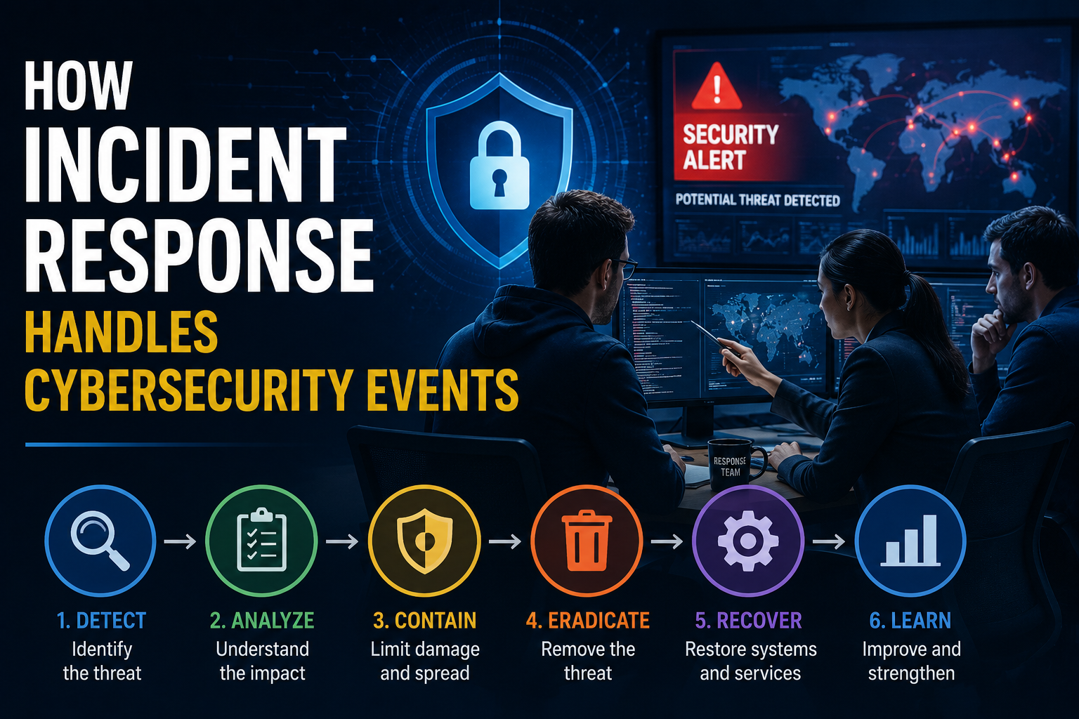 How Incident Response Handles Cybersecurity Events