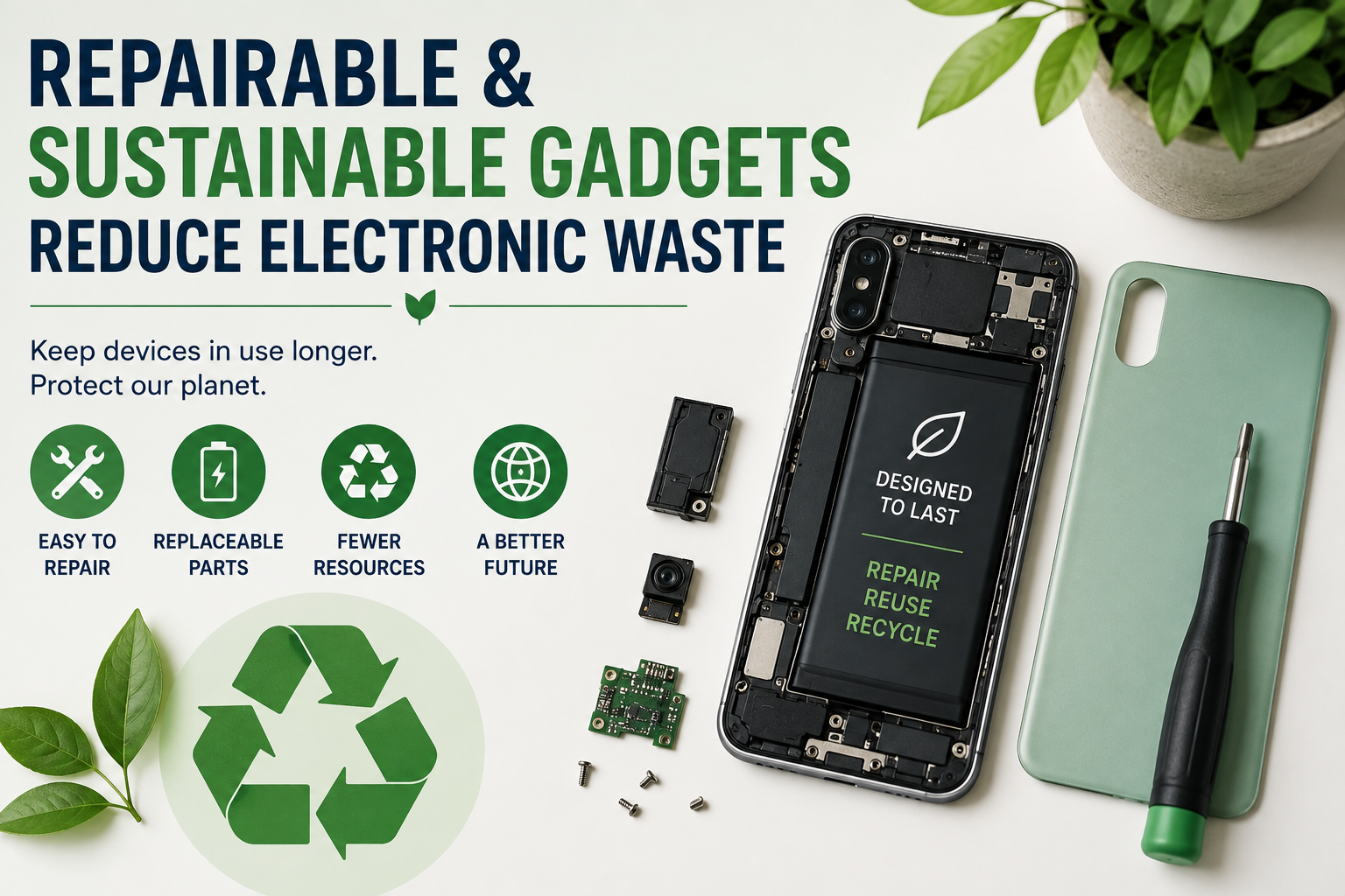 How Repairable and Sustainable Gadgets Reduce Electronic Waste