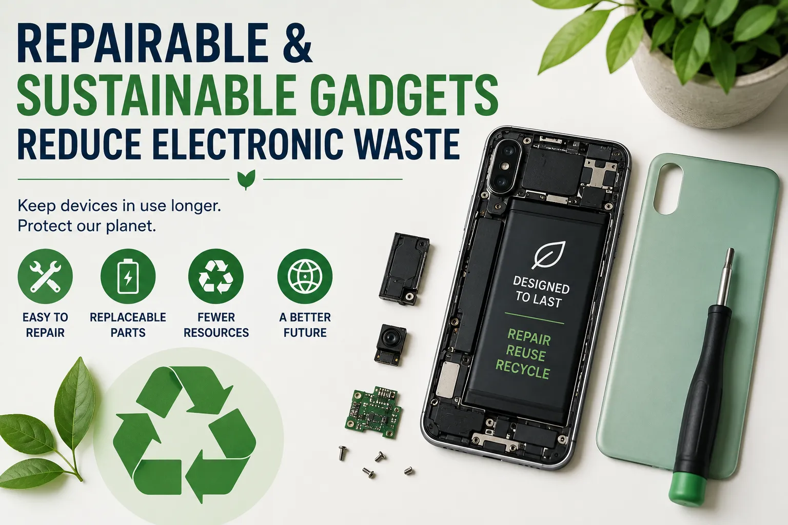 How Repairable and Sustainable Gadgets Reduce Electronic Waste