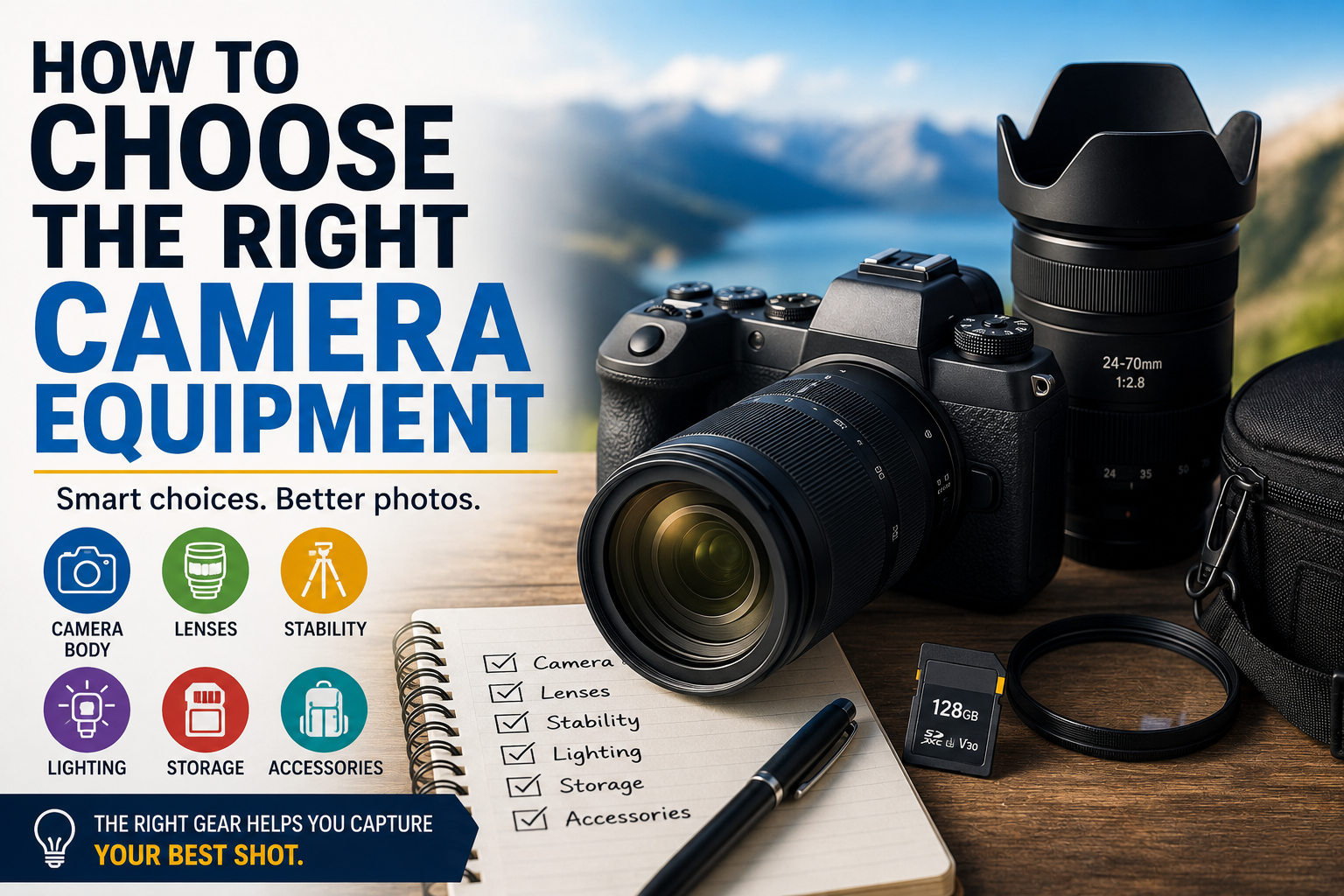 How to Choose the Right Camera Equipment