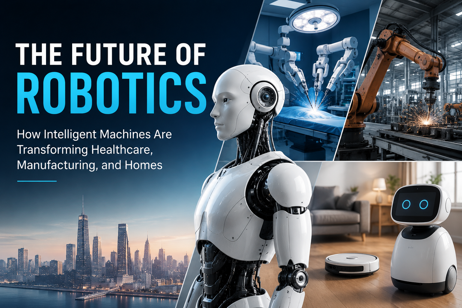 The Future of Robotics: How Intelligent Machines Are Transforming Healthcare, Manufacturing, and Homes