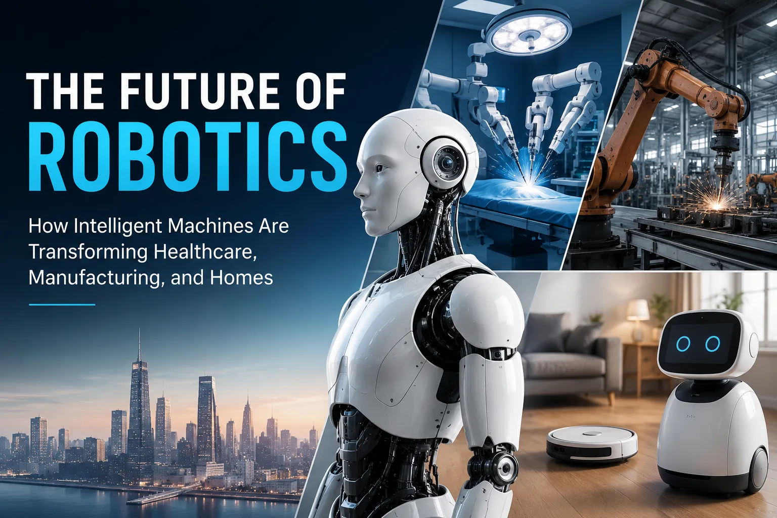 The Future of Robotics: How Intelligent Machines Are Transforming Healthcare, Manufacturing, and Homes