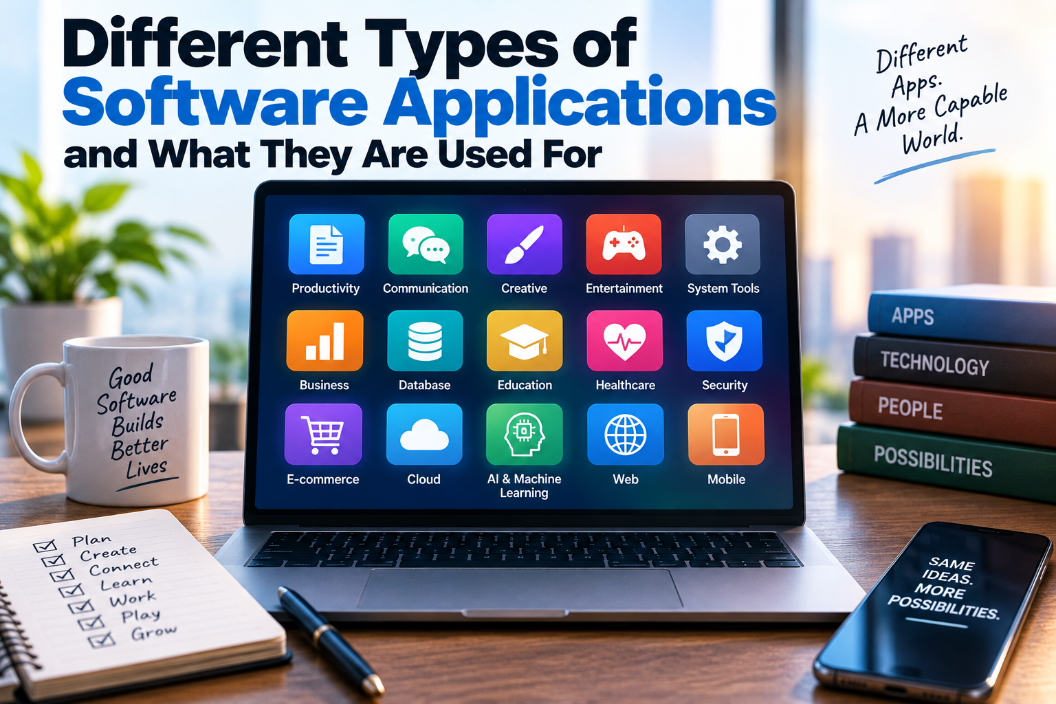 Different Types of Software Applications and What They Are Used For