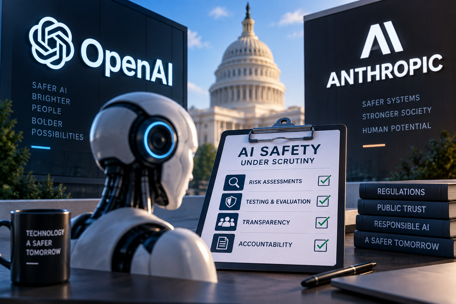 OpenAI and Anthropic Could Face Growing Pressure to Explain Their AI Safety Strategies